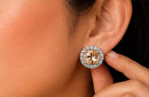 Elegant Champagne Zirconia Tobs