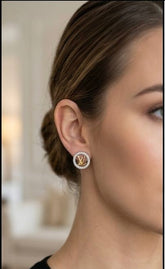 Luxury LV-Inspired Tobs Earrings