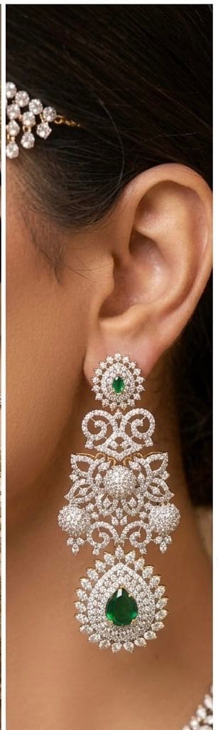 Emerald Chandelier set