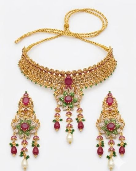 Heritage Emerald-Ruby drop suite