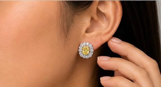 Radiant Yellow Crystal Tobs