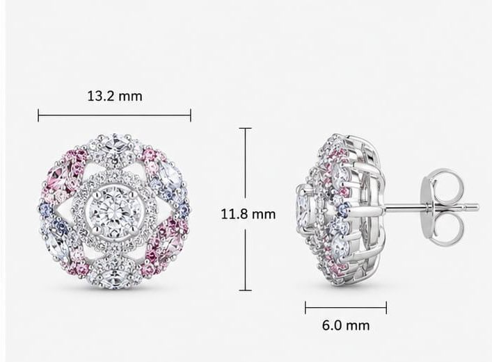 Elegant Pastel Zirconia Tobs