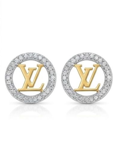 Luxury LV-Inspired Tobs Earrings