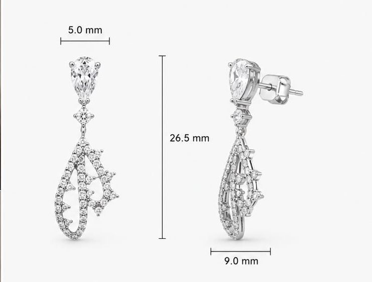 Lumière Teardrop Earrings