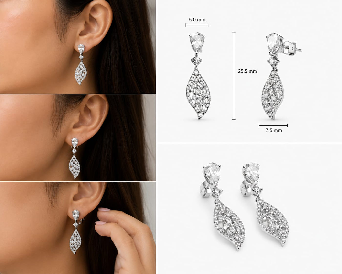 Pear & petal silhouette