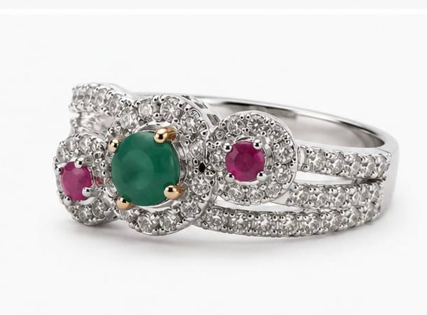 Tri-Halo ring