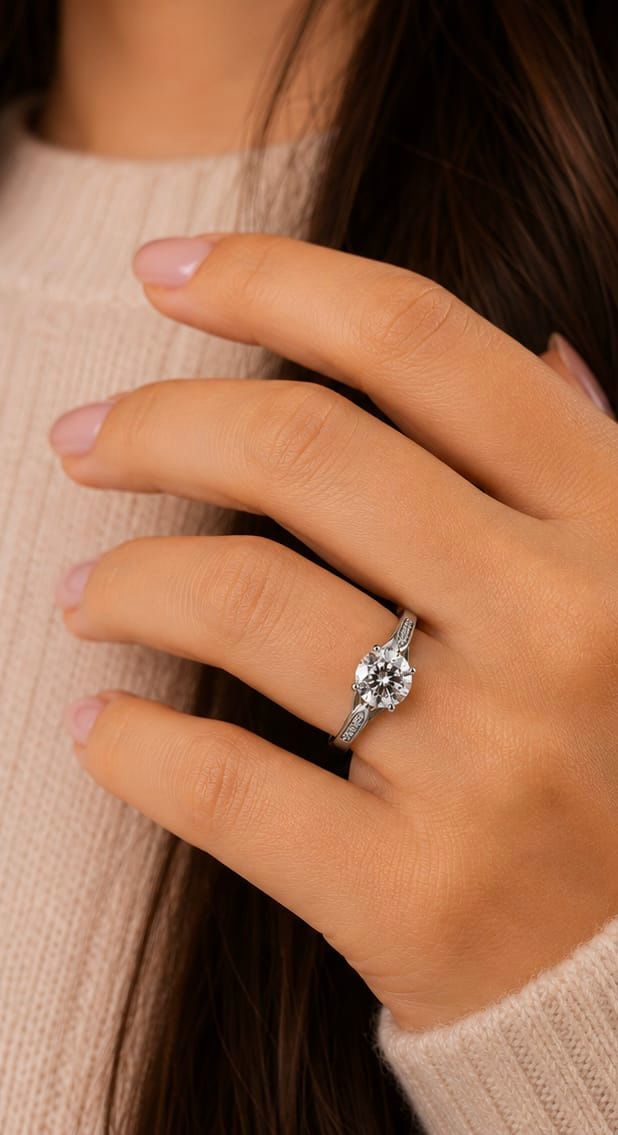 Classic tapered accent band