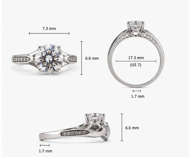 Classic tapered accent band