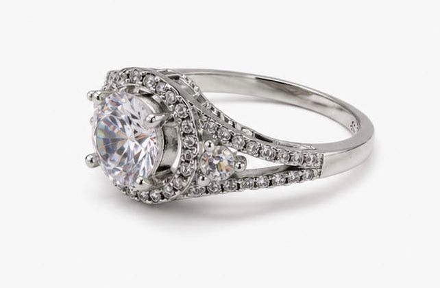 Split shank ring