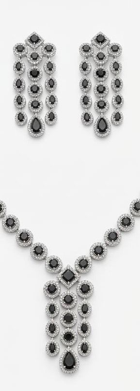 Aura V-Contour necklace set